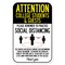 Signmission Public Safety Sign-College Students & Guests Practice Social Distancing, 12" H, A-1218-25392 A-1218-25392 - alternate 1